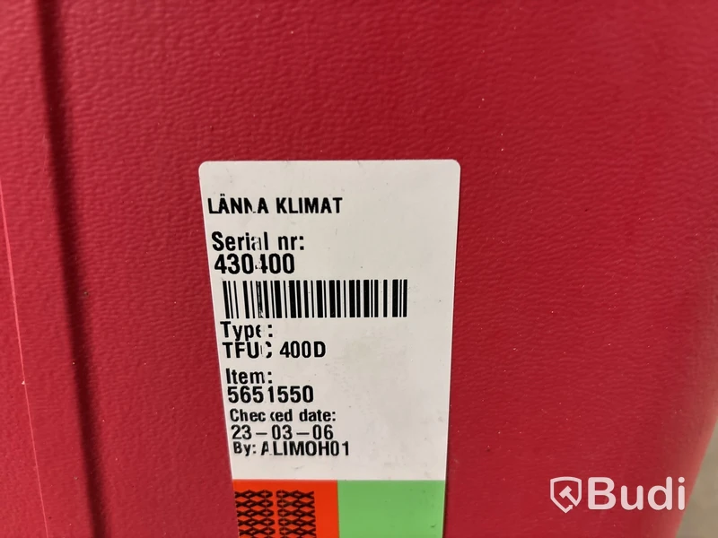 Fjärrvärmecentral El-Björn TFUC 400 D 2 delar