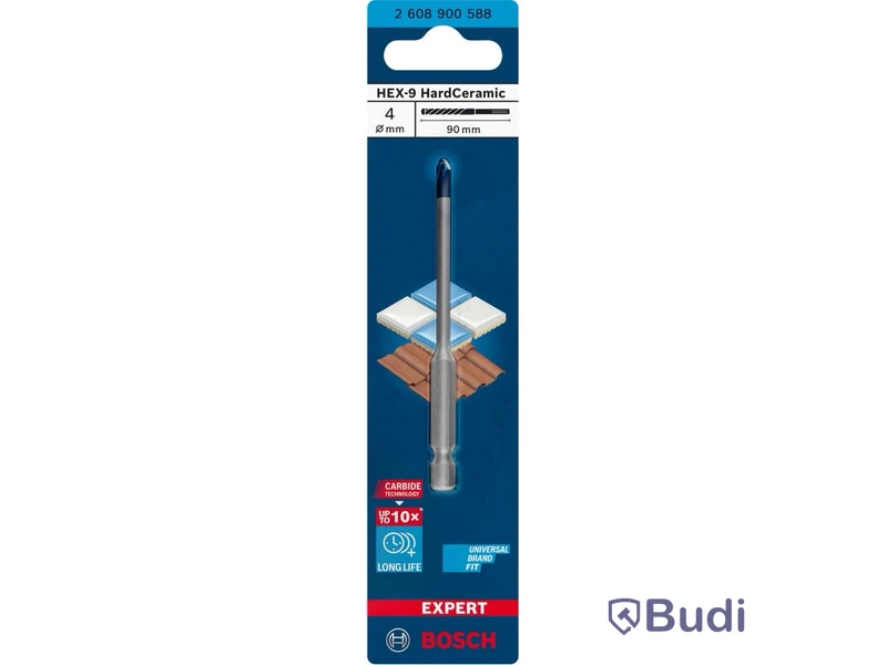 24 st. Borr, Bosch Expert, Hex-9 Hard ceramic, ø 4mm