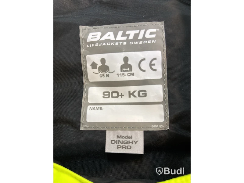 Flytväst Baltic, Dinghy Pro, stl. XL, 90+kg.