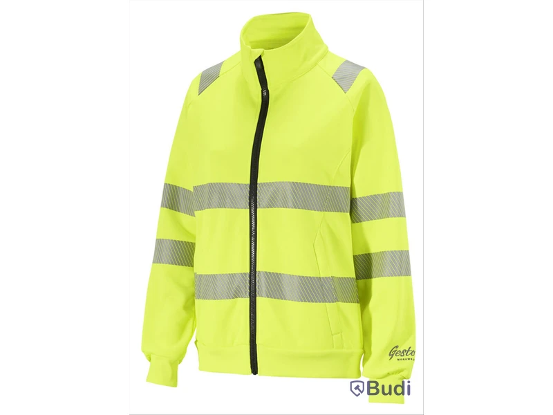 Essential sweatshirtjacka Gesto, Klass 3, gul,  stl. 2XL