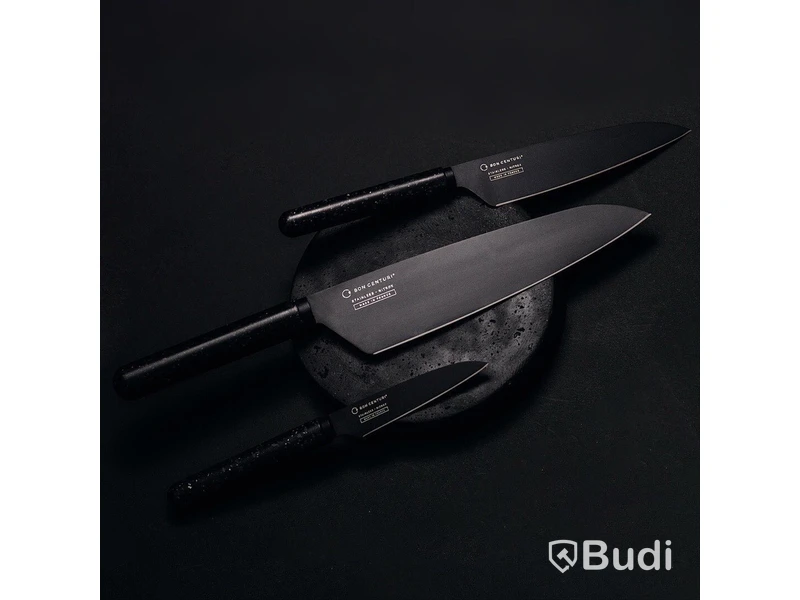 Knivset 3-delar Bon Centuri, Granite black