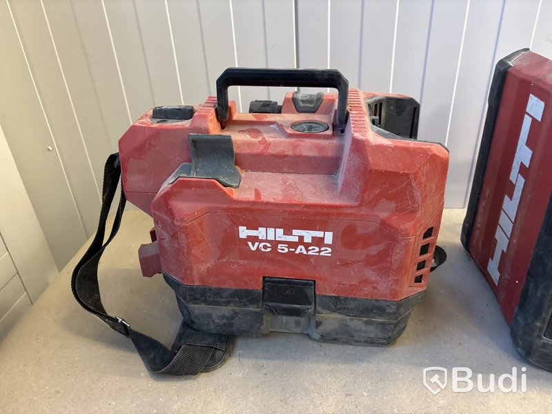 Batteridriven dammsugare, stereo & lampa Hilti