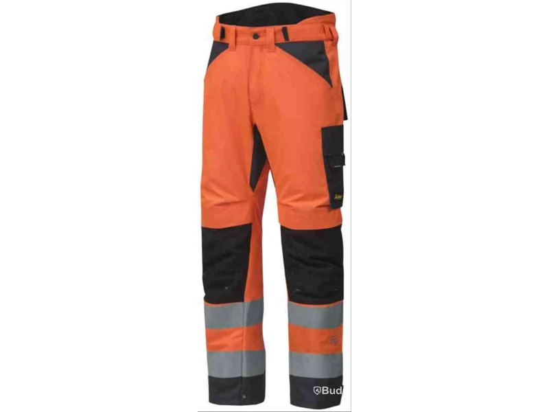 VINTERBYXA SNICKERS 6639 KL 2, ORAN\/GRÅ VARSEL STL XL