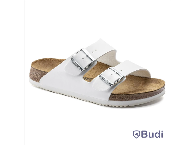 Yrkessandal Birkenstock, Arizona Prof, 101822041, vit, stl. 41