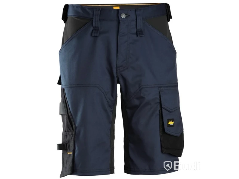 Arbetsshort SNICKERS WORKWEAR, 6153 AllroundWork, stl. 48, marinblå/svart