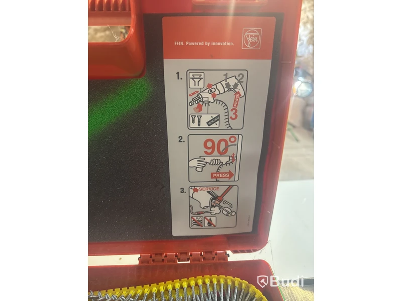 Fein automatskruvdragare med bandad skruv