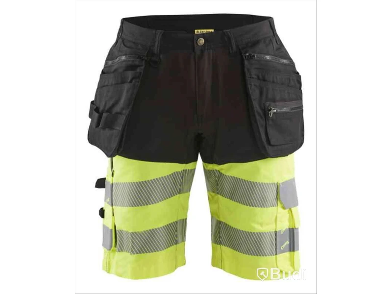 SHORTS BLÅKLÄDER, 1596-1811 SVART/GUL, VARSEL, STL. C52