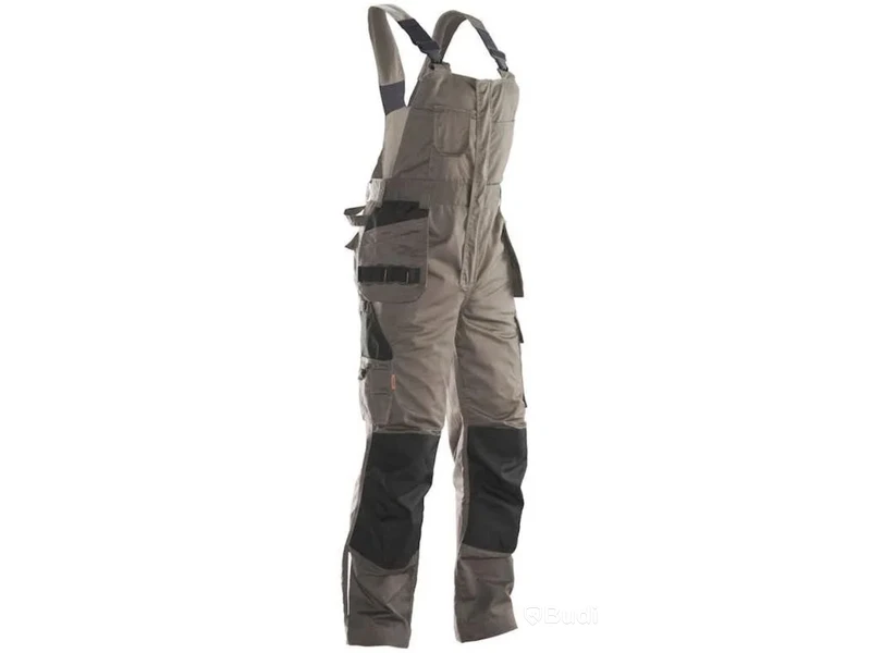 HÄNGSELBYXA JOBMAN, 3730, KHAKI/SVART, STL. C50