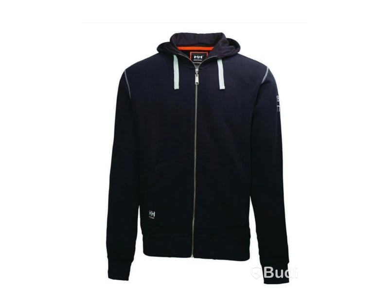 2 st. Hoodie Snickers och Helly Hansen, stl. L, svart och grå