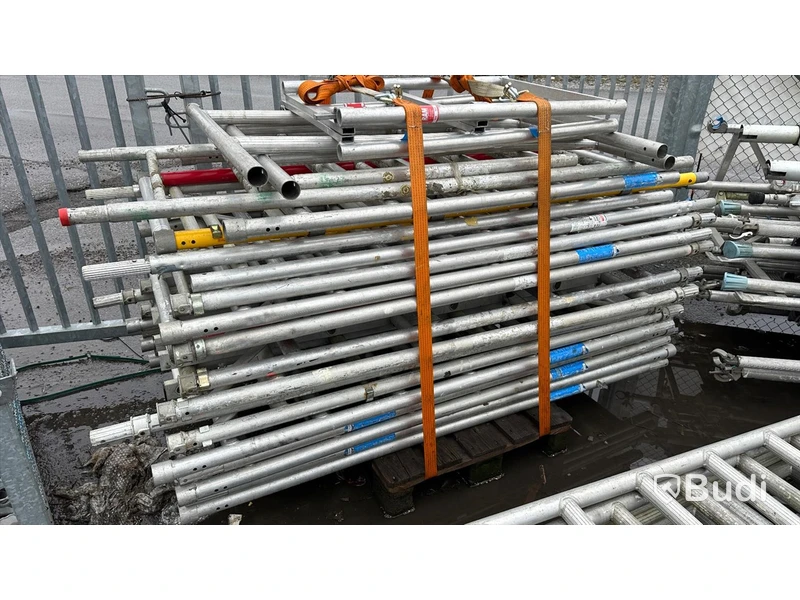 Stälning diverse aluminium olika fabrikat =Altrad, ASC Group, troligen zipup,