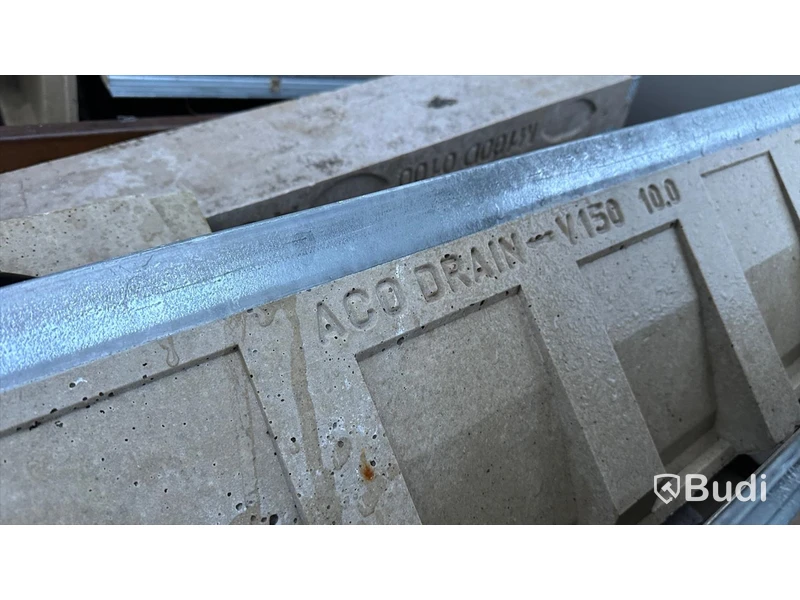 ACO Multillne Rinne V150S. Typ 10.0. 1000 mm med galler