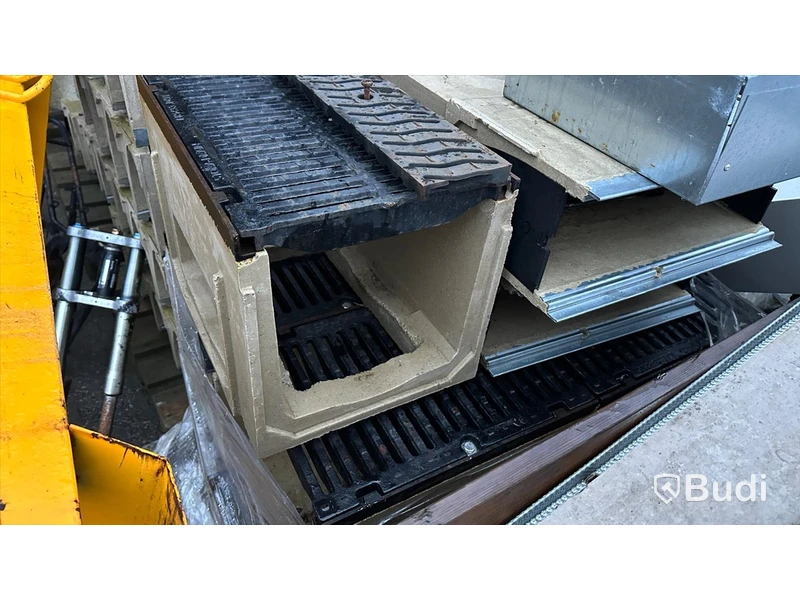 ACO Multillne Rinne V150S. Typ 10.0. 1000 mm med galler