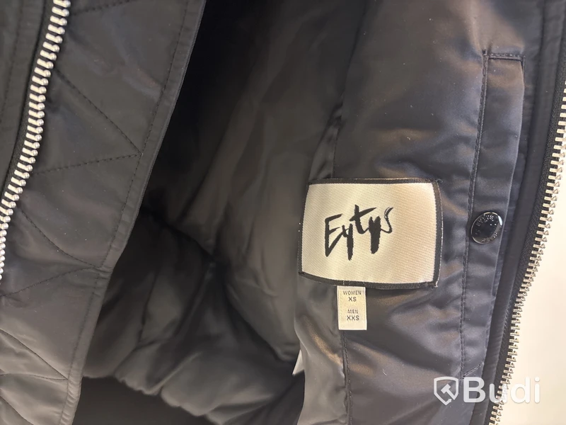 Vinterjacka Eytys Unisex, svart, stl. dam XS/herr XXS