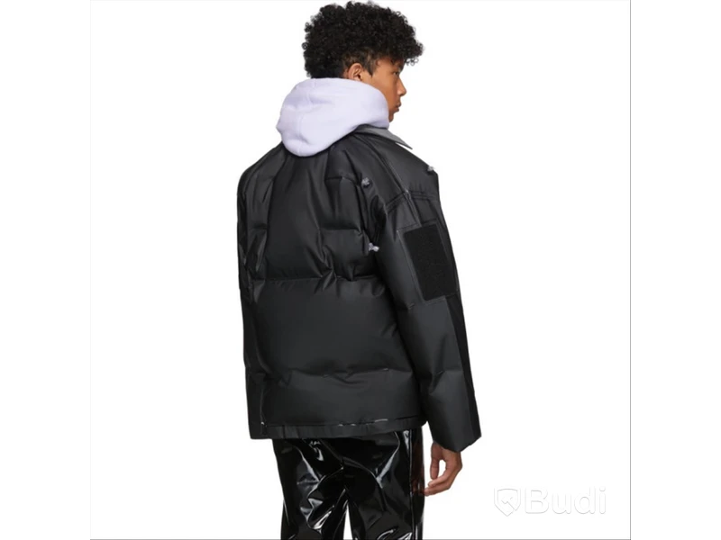 Jacka Eytys Unisex Zephyr Jacket uppblåsbar, svart, Onesize