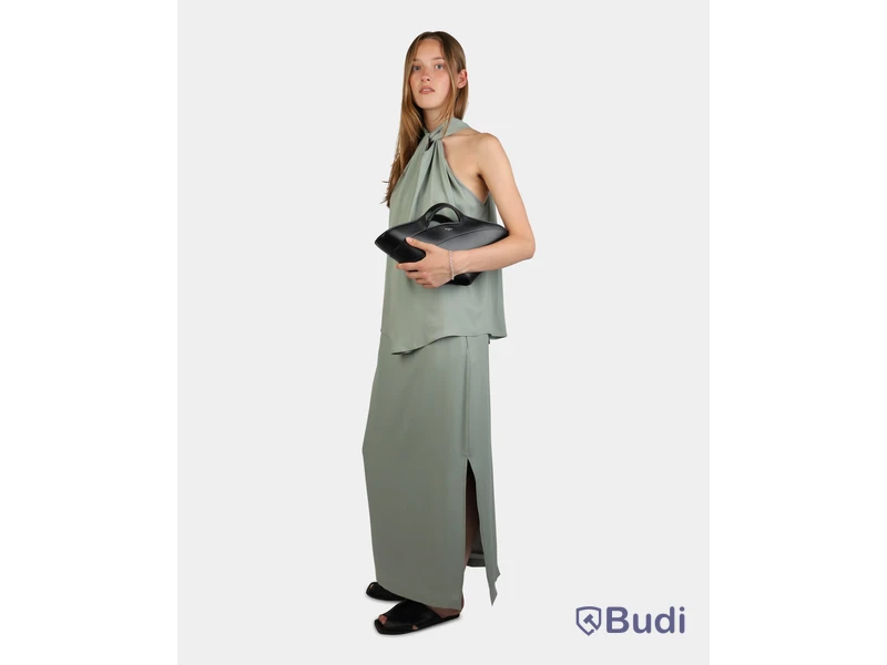 Kjol Nathalie Schuterman, Poem Draped skirt sage, stl. 36