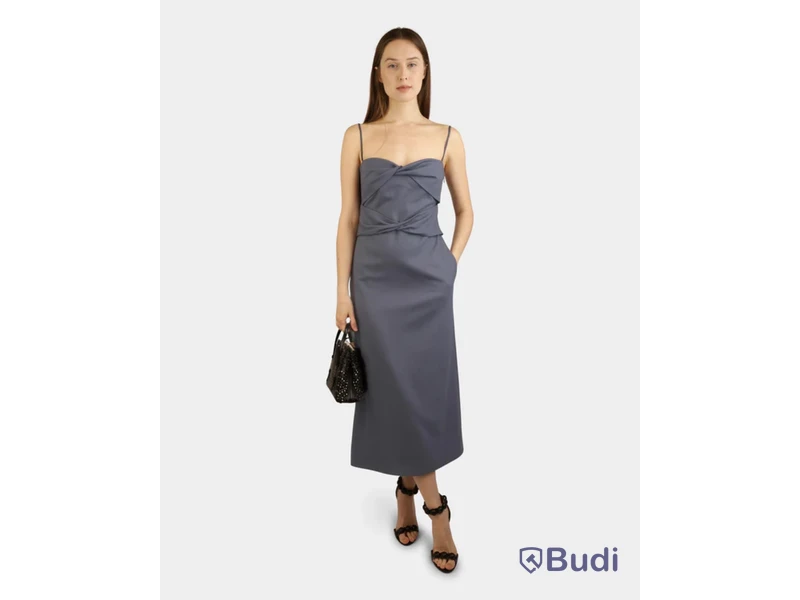 Klänning Nathalie Schuterman, Iver draped dress, blå, stl. 36