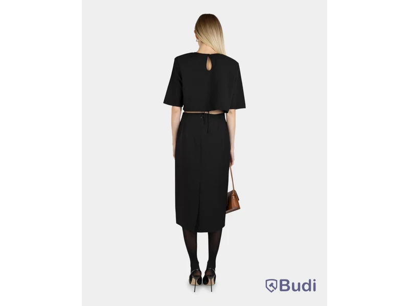 Top Nathalie Schuterman, Wool Fanny Top Black, stl. 36