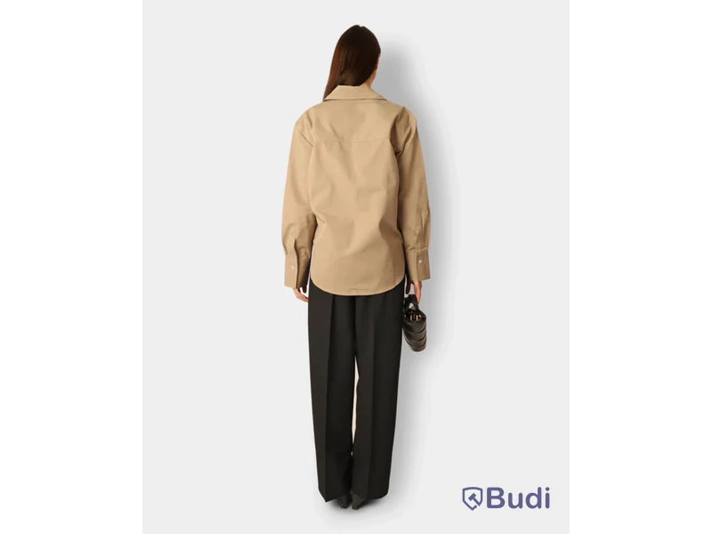 Skjorta Nathalie Schuterman, Mathilde Shirt With Pockets Beige, stl. 36