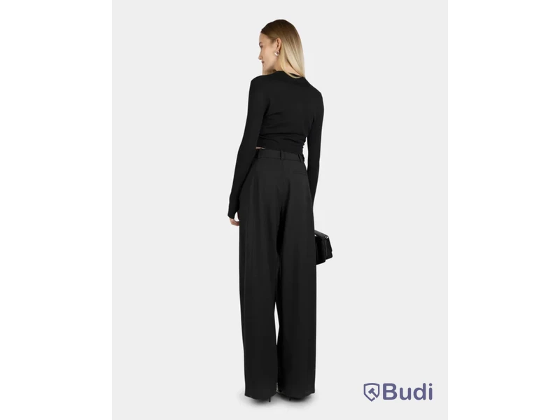 Top Nathalie Schuterman, Ellen cropped sweater, svart, stl. 34