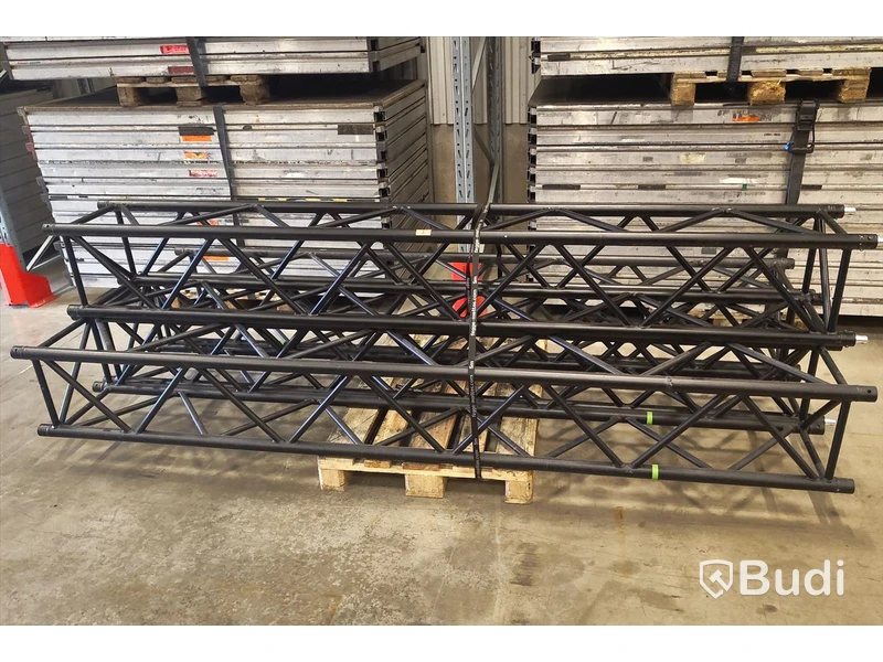 4 st, 3 m truss, "40-typ", svart.