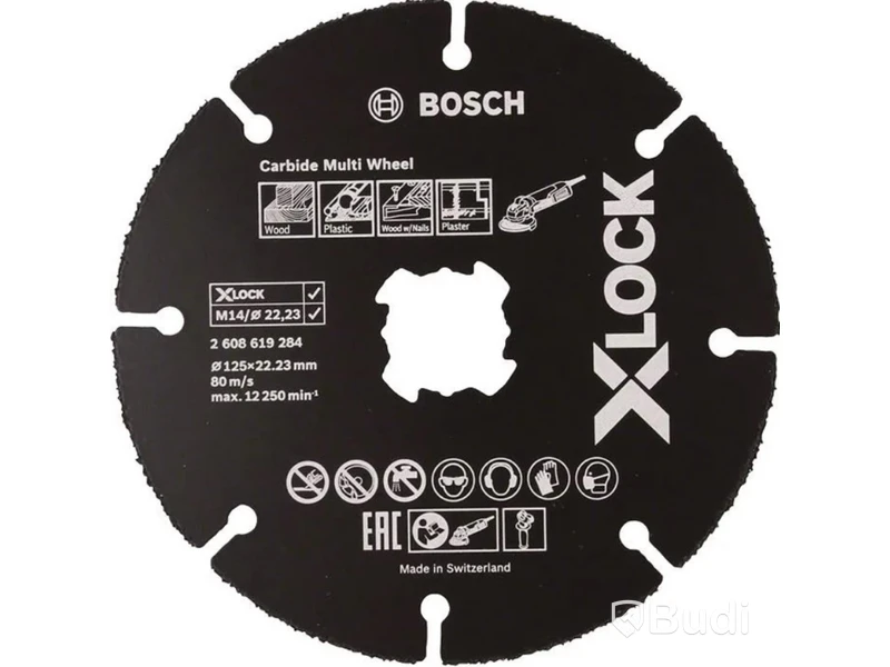 10 st. Kapskiva Multiwheel HM Bosch, 125x22,23 mm