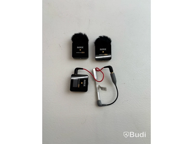 2 st. Mikrofon Røde 2 inkl. sändare