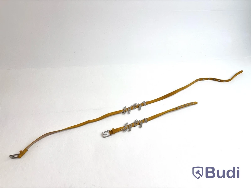 Skärp med matchande armband Eytys, gul