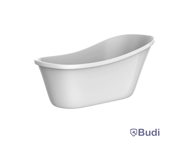Badkar Camargue Siljan 150 Vit Retro Badkar
