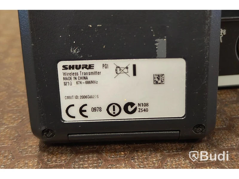 1st, trådlöst, Shure PG & PG1, 674-686Mhz.