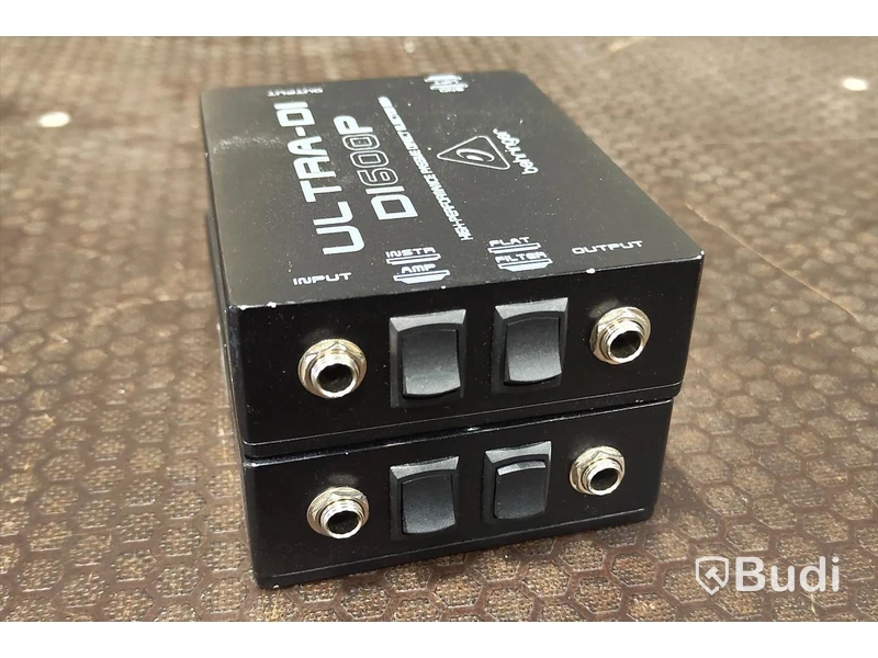 2 st, Di-box, Behringer Ultra DI - DI600P
