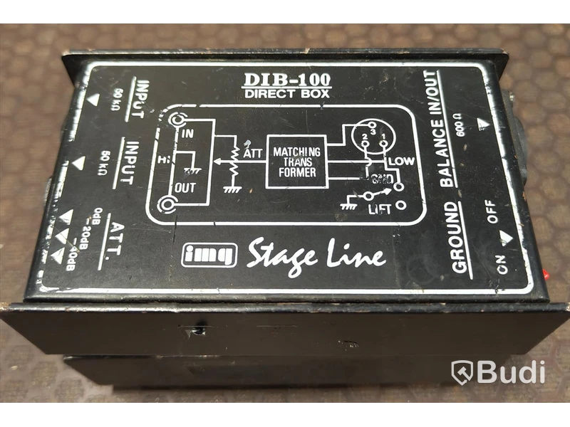 2 st, Di-box, StageLine DIB-100.