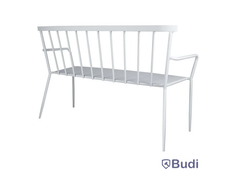 Soffa Sunfun Sara, metall vit