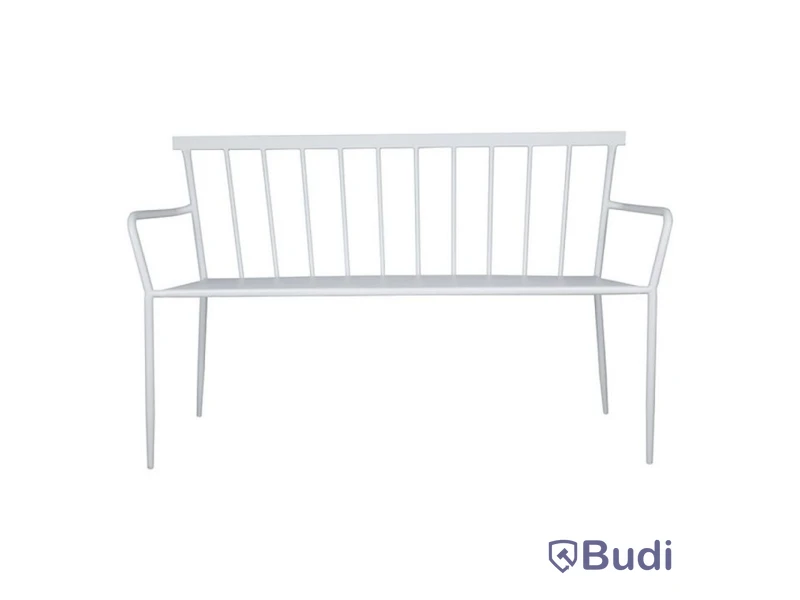 Soffa Sunfun Sara, metall vit
