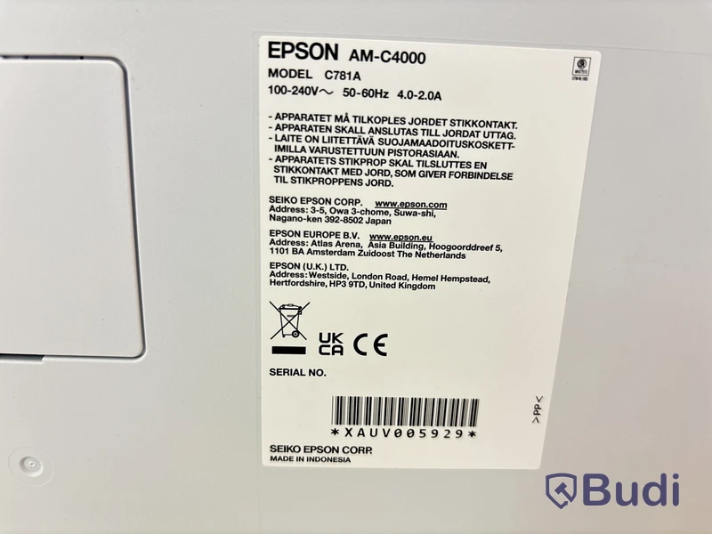 Skrivare / kopiator / skanner Epson Am-C4000, C781A