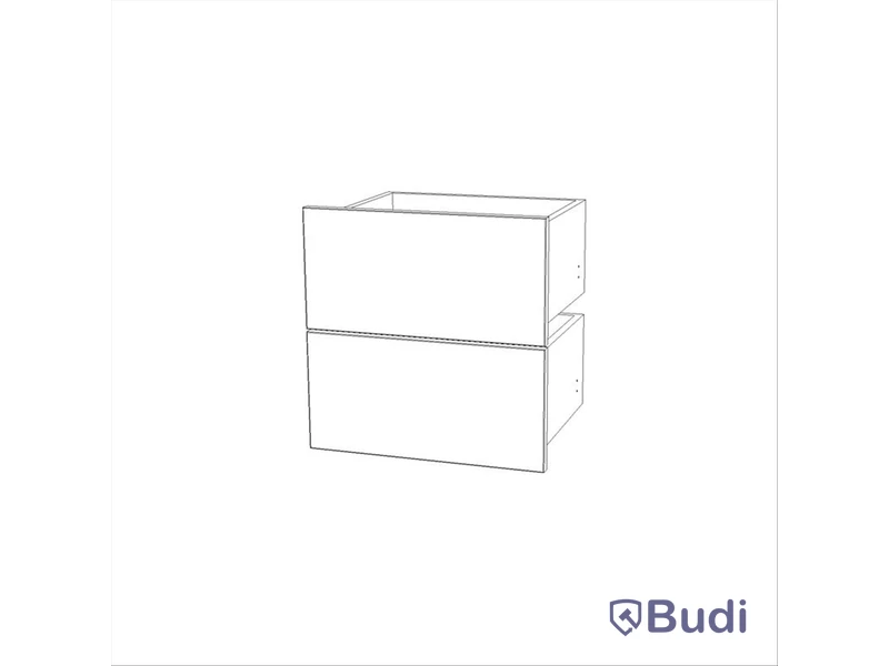46 st. låda, Cube, 35x35 cm, höjd 16 c, tjocklek 1,6 cm, vitlack, MDF, inkl. lådreglar