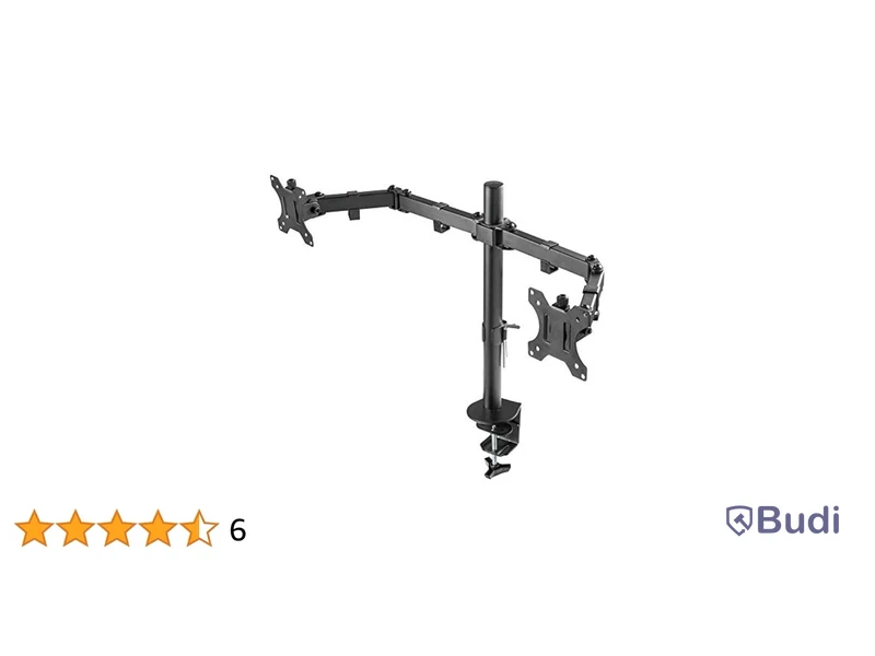 2 st. Skärmfäste Deltaco Gaming Desk Mount Arm Dual