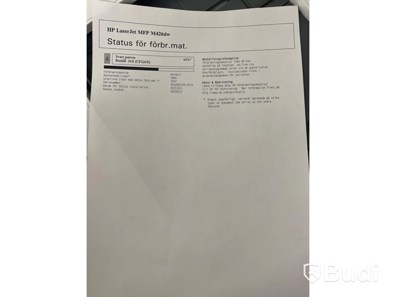 Skrivare HP LaserJet PRO MFP M426dw