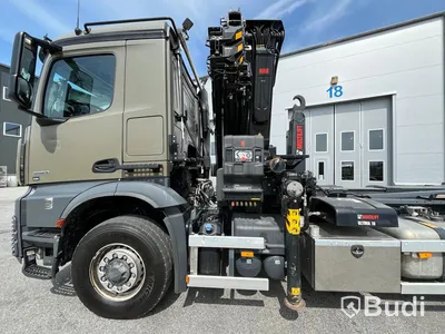Kranväxlare Mercedes-Benz Arocs 2653 6x6 -2021 | Tandemdrift och hydrodrive  | Hiab 302 X-Hipro E-6 | ULT18SL51