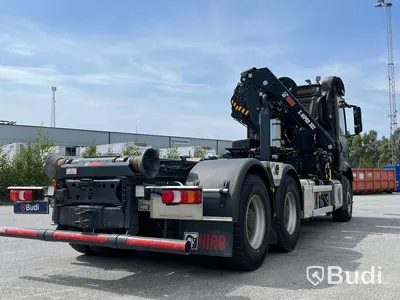 Kranväxlare Mercedes-Benz Arocs 2653 6x6 -2021 | Tandemdrift och hydrodrive  | Hiab 302 X-Hipro E-6 | ULT18SL51