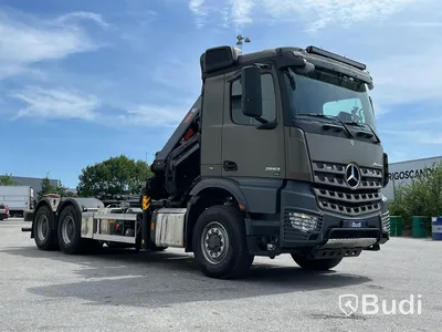 Kranväxlare Mercedes-Benz Arocs 2653 6x6 -2021 | Tandemdrift och hydrodrive  | Hiab 302 X-Hipro E-6 | ULT18SL51