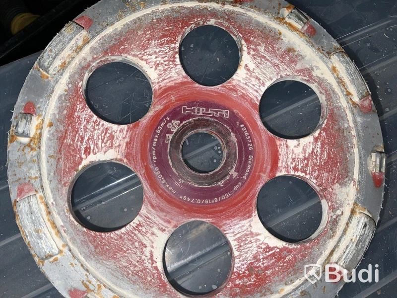 Slipskålar diamant, 2 st HILTI / 150mm diametern / centrumhål 19mm