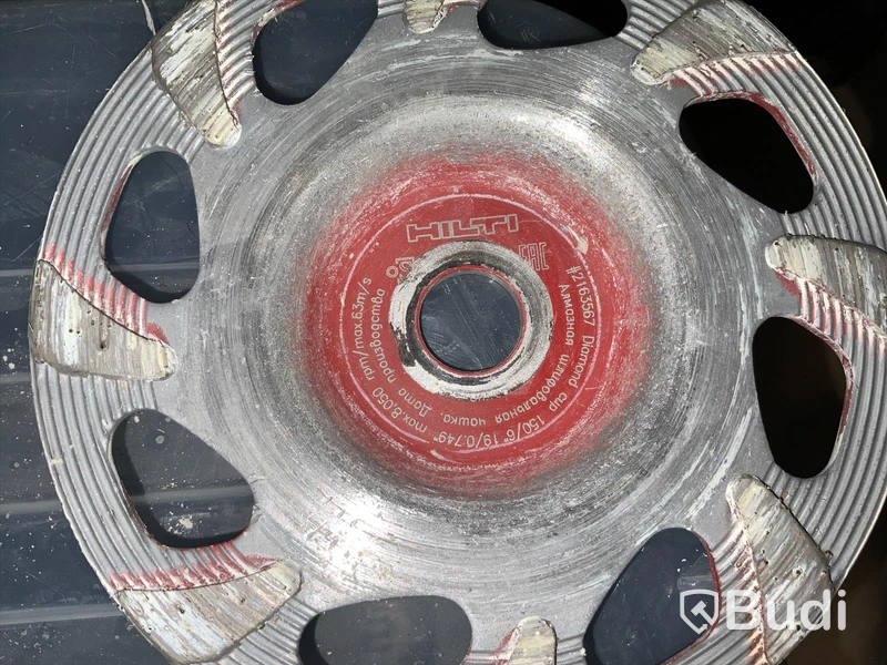 Slipskålar diamant, 2 st HILTI / 150mm diametern / centrumhål 19mm