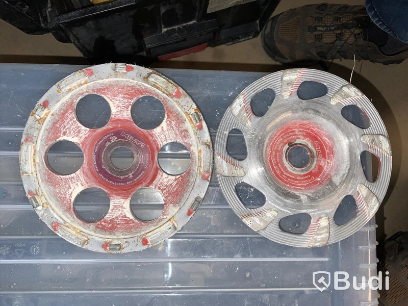 Slipskålar diamant, 2 st HILTI / 150mm diametern / centrumhål 19mm
