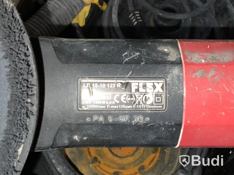 Betongslip, FLEX LD 15-10 125R ink trasig case