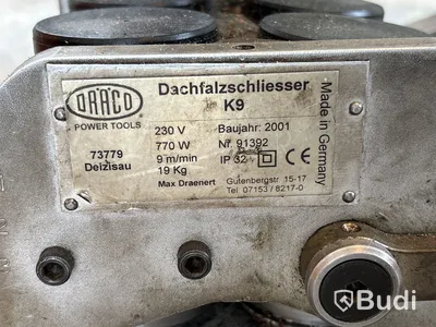 Takfalsmaskin Dräco K9