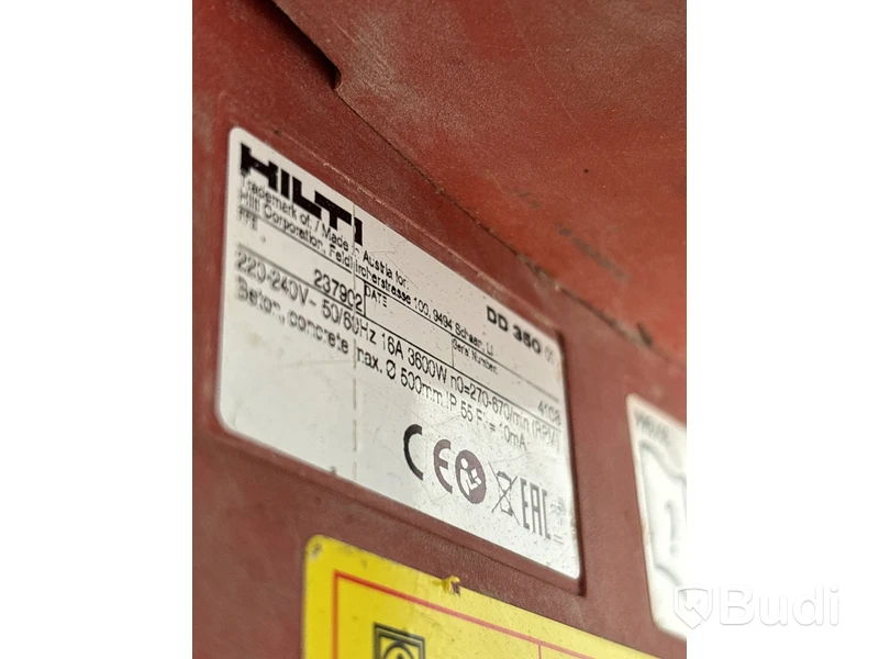 Kärnborrmaskin Hilti DD 350 med stativ
