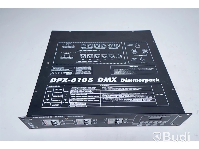 DPX-610S DMX Dimmerpack eurolife