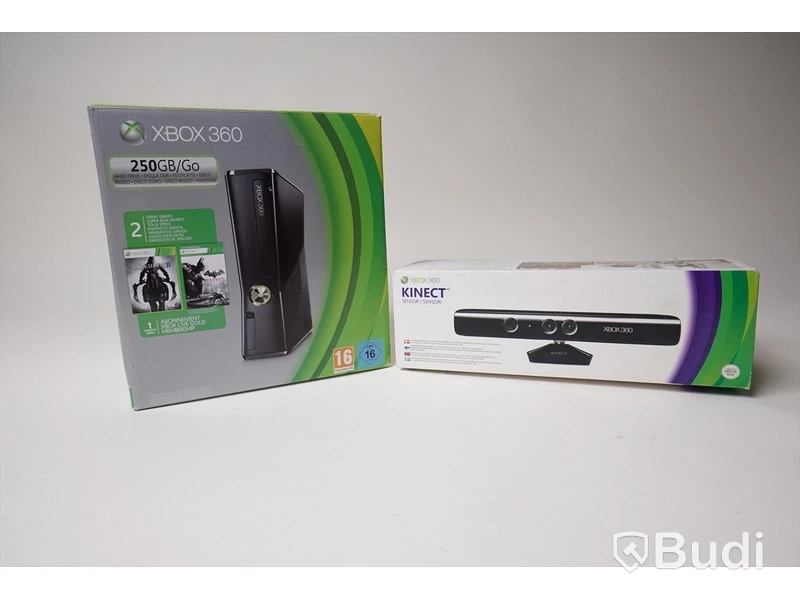 XBOX 360 250GB/Go samt KINECT