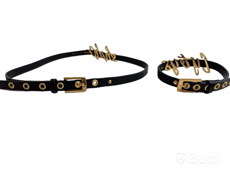 Skärp med matchande armband, Eytys, svarta