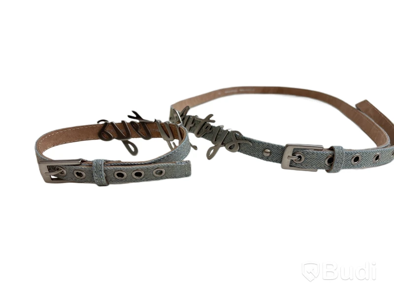 Skärp med matchande armband Eytys, blå